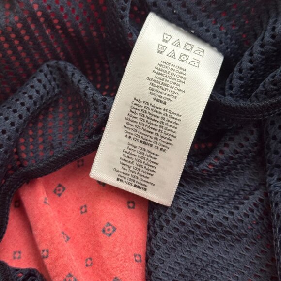 Michael Kors Mens Red Patterned Swim Shorts XXL Drawstring Closure lightweight - Picture 5 of 12